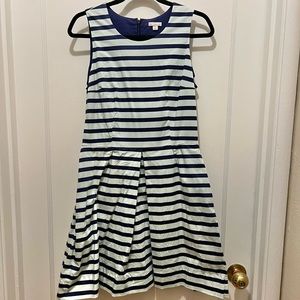 Gap Mint Blue Striped Dress w/pockets